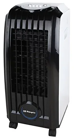 Orbegozo AIR 45 - Climatizador evaporativo 3 en 1, 3 velocidades, aletas direccionales, depósito de 4 l, filtro extraíble, 60 W