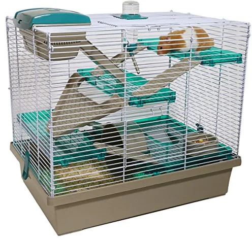Rosewood Pico Jaula para hámster, Extragrande, Verde Azulado translúcido