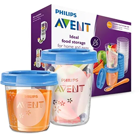 Vaso de almacenamiento de comida Philips Avent (modelo SCF721/20)