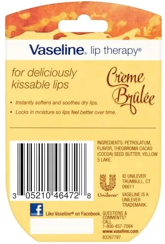 Vaseline Lip Therapy, Creme Brulee 0.25 oz