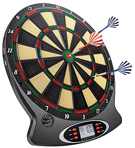 AKTIVE Diana electrónica multijuegos para niños y Adultos, Diana de Dardos Digital de Pared, Juguete Deportivo, Juguete de puntería, Diana de Dardos (43095)