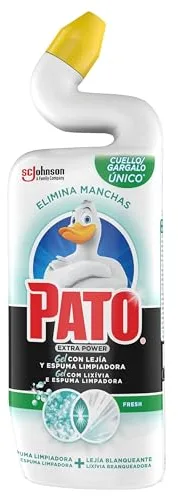 Pato WC Extra Power Frescor, Limpieza Total e Inmediata del Inodoro, con Lejía Blanqueante y Espuma Limpiadora, 1 Gel 750 ml