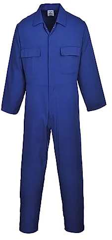 Portwest S999 Mono De Trabajo De Polialgodón Euro Workwear Para Hombre Azul Real, S