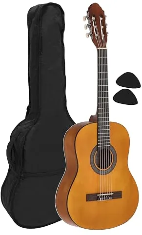 Juan Miguel Navarrez guitarra de concierto - guitarra clásica - 3/4 honey - color natural - incl. funda