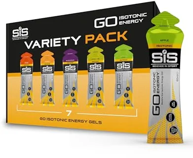 Science in Sport GO Gel Energético Isotónico 7cx 60ml Variado, Vegano - Formulación isotónica con 22g de carbohidratos, Buen proveedor de energía, Alternativa óptima a las bebidas isotónicas.