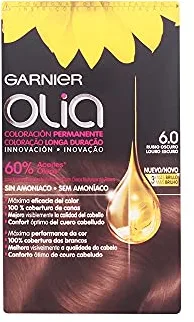 Garnier Olia, Aceites Florales, Color Tono 6.0 Rubio Oscuro, 1 Unidad (Paquete de 1)