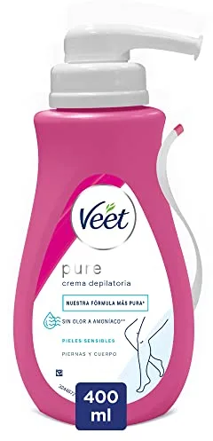 Veet Crema Depilatoria, 400 ml (Paquete de 1)