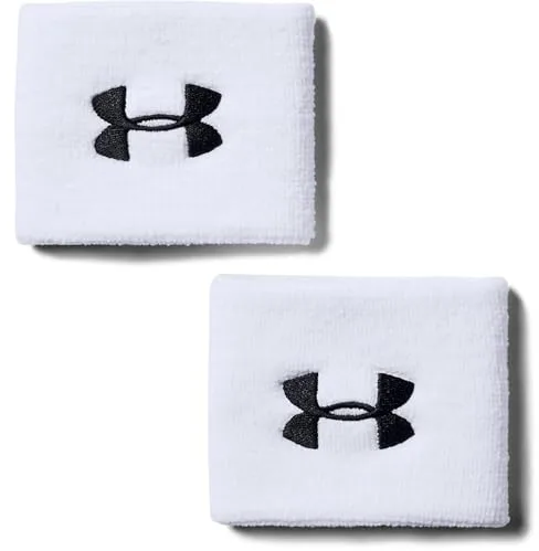 Under Armour UA Performance Wristband pack de 2 muñequeras para hombre, accesorios de entrenamiento, hombre