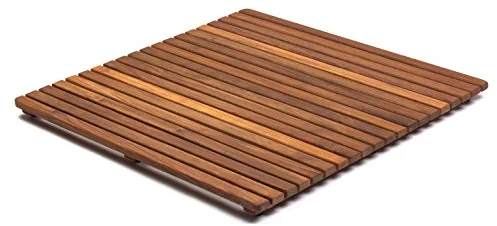 AsinoX TEK4A6161 - Tarima de ducha y baño, madera de teca
