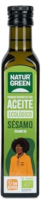 NaturGreen Aceite de Sésamo Bio de Primera Presión (502278), 250 Mililitros
