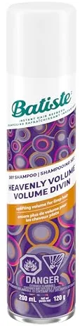 Batiste Heavenly Volume Dry Champú - 200 ml, El embalaje puede variar