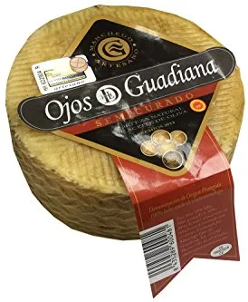 Queso Artesano D.O. Manchego Ojos del Guadiana - SEMICURADO - Mini 1 kilo aprox