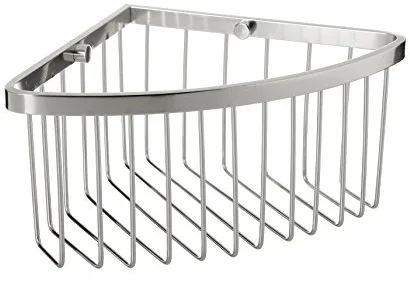 Tatay Estanteria Ducha Esquina Aluminio | Incluye Tornillos | Compatible Sistema Sin Taladro (Quick Fix) | Resistencia Humedad | Moderno | Fácil Drenaje | 20 x 11,5 x 20 cm - Modelo Aluminium