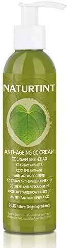 Naturtint - CC Cream Antiedad, Acondicionador sin Aclarado, Nutre, Protege y Recupera el Cabello Dañado, Aporta Vitalidad y Volumen, Mantiene el Brillo Más Tiempo, 96% Ingredientes Naturales, 200ml