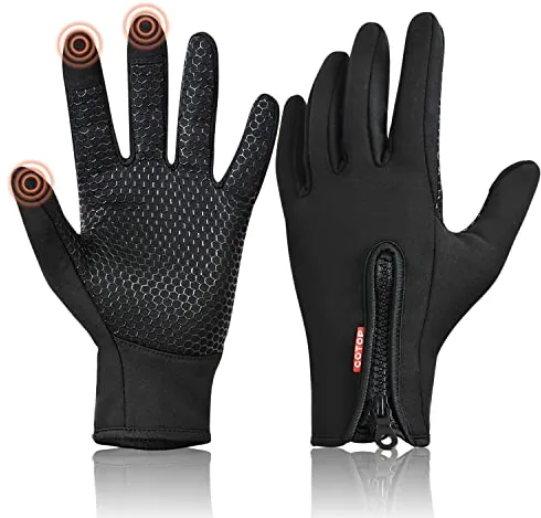 COTOP Guantes de Invierno,Guantes de Pantalla Táctil a Prueba de Viento al Aire Libre para Ciclismo Caza Escalada Jardinería Camping y Otros Deportes al Aire Libre