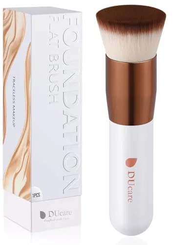 DUcare Brocha de Base Brocha maquillaje 1Pieza Brochas Para Maquillaje Facial Profesional Brocha de Maquillaje Kabuki - Ideal para bases cremosas, en polvo o líquidas