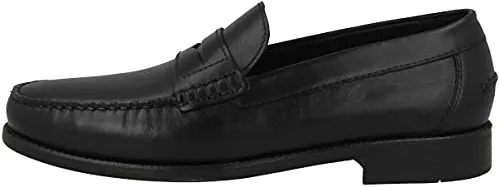 Geox U New Damon B, Mocasines Hombre, Negro, 42 EU