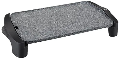 Jata GR558 Plancha de Asar, Antiadherente, Resistencia al rayado, 2500 W, Medidas 46 x 28 cm, Resistencia en forma M, Fabricada en España, Fácil limpieza, Bandeja recogesalsas