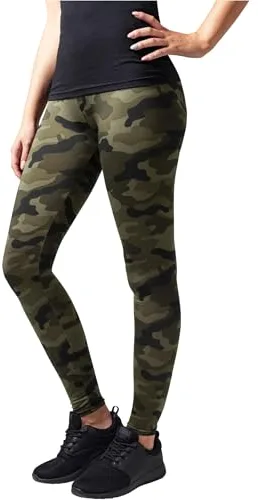 URBAN CLASSICS Leggings para Mujer, Camuflaje, Material Opaco, Elástico y Cómodo Tallas XS - 5XL