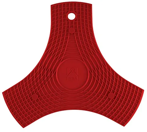 BRA Safe Salvamanteles, Silicona, Rojo, 2 Unidades