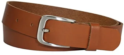 Vascavi Unisex adulto C17-SL Cinturón, Cognac, 100 cm longitud total 110 cm