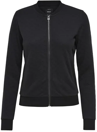 Only Mujer Onljoyce Ls Bomber Noos Chaqueta bomber,Negro (Black),L