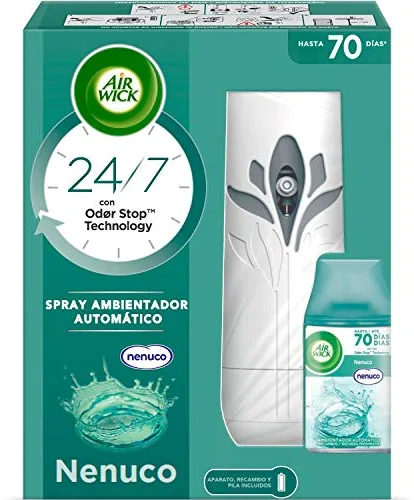 Air Wick Freshmatic Aparato y Recambio de Ambientador Spray Automático, Aroma a Nenuco