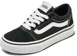 Vans Ward, Zapatillas Unisex niños, Black and White, 35 EU