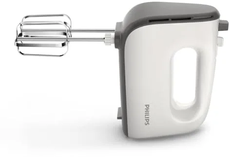 Philips Serie 5000 Batidora - Motor de 450 W, 5 Velocidades y Turbo, Mezcla Fuerte y Eficaz, Vaso de Forma Cónica, Fácil Expulsión, Gris Cachemira (HR3741/00)