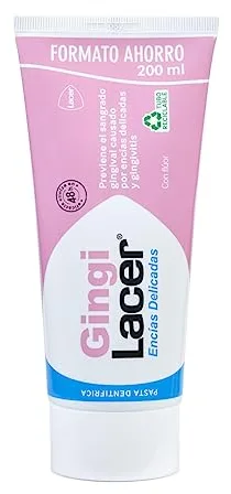 LACER GINGI - Pasta de Dientes 200 ml, Previene y Elimina la Placa Dental, Alivia Enfermedad Periododental, Reduce el Sangrado Gingival, Idónea para Pacientes Diabéticos