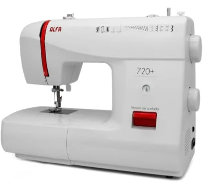 ALFA 720+ Máquina de Coser, Compuesto, Blanco, 30x19x41 cm