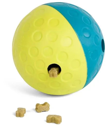 Outward Hound Nina Ottosson Treat Tumble - Balón dispensador de recompensas - Rompecabezas para Perros - Pequeño - Azul