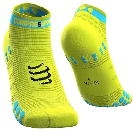 COMPRESSPORT - Calcetines Running PRS V3 Run Low - Sujeción eficaz, Comodidad Superior y ventilación óptima - Running, Triatlón, Entrenamiento