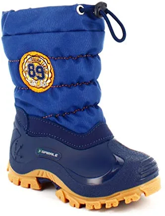 Spirale F097680SPI Unisex Niños Botas de Nieve, Turquesa (BLU/Crepe 01319800), 30 EU