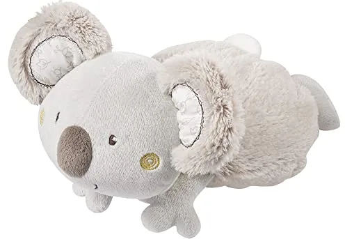 Fehn 064230 - Peluche térmico de koala, saco de pepitas de uva calmante con simpático diseño de koala para bebés y niños pequeños a partir de 0 meses, tamaño: 22 cm