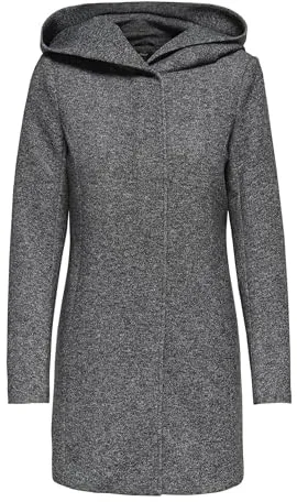 ONLY Coat ONLSEDONA Coat Dark Grey Melange l Dark Grey Melange L