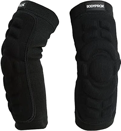 Bodyprox Coderas de Protección para Codos 1 Par (Mediano), Manga Protectora para Codos
