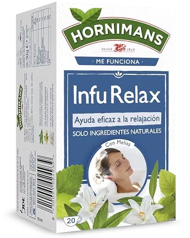Hornimans Infu Relax | Infusión con Melisa 100% Natural | 20 bolsitas | Sin Teína