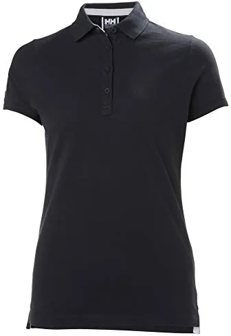 Helly Hansen Mujeres W Crew Pique 2 Polo, Azul Marino, M