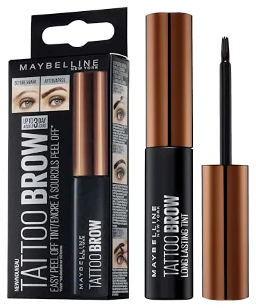 Maybelline New York, Tinte de Cejas Semi-permanente, Tattoo Brow Peel-Off, Light Blonde, 4,6 g