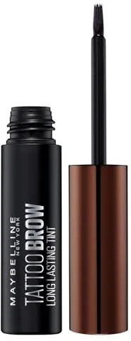 Maybelline New York, Tinte de Cejas Semi-permanente, Tattoo Brow Peel-Off, Dark Brown, 4,6 g