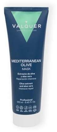 VALQUER Mascarilla Capilar Reparadora de Oliva | Hidratación Profunda y Nutritiva para Cabello Dañado y Seco | Fórmula Zero con Ingredientes Naturales | 250 ml