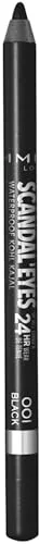 Rimmel London Scandaleyes Waterproof Khol Kajal Liners Tono 1, 1.3g - 1 unidad