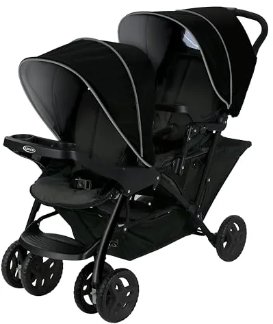 Graco Stadium Duo Click Connect - Silla de paseo, color gris/negro