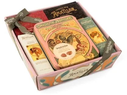 Chocolate Amatller Regalo Original (Caja Regalo de Chocolates Carteles 236gr) Variados