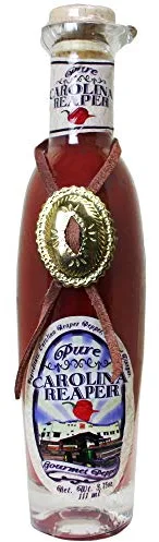 KICKIN' Pure Carolina Reaper Salsa picante Mash Puree 3.75 oz - Regalo gourmet perfecto - Ideal para hacer salsa picante