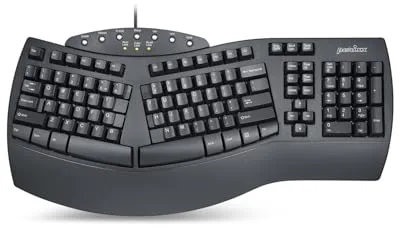 Perixx Teclado ergonómico I negro negro