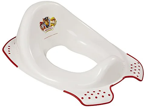 keeeper Reductor de Inodoro Patrulla Canina, De 18 Meses a 4 Años, Antideslizante, Ewa, Blanco