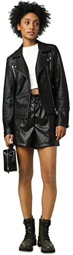 ONLY Faux Leather Jacket ONLGEMMA Faux Leather Jacket Black 42 Black 1 42