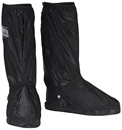 HSEAMALL Zapatos a Prueba de Agua Cubierta,Cubierta del Zapato Impermeable,Cubrecalzado Impermeable Moto Botas, Fundas de Lluvia para Zapatos (43/45 EU)